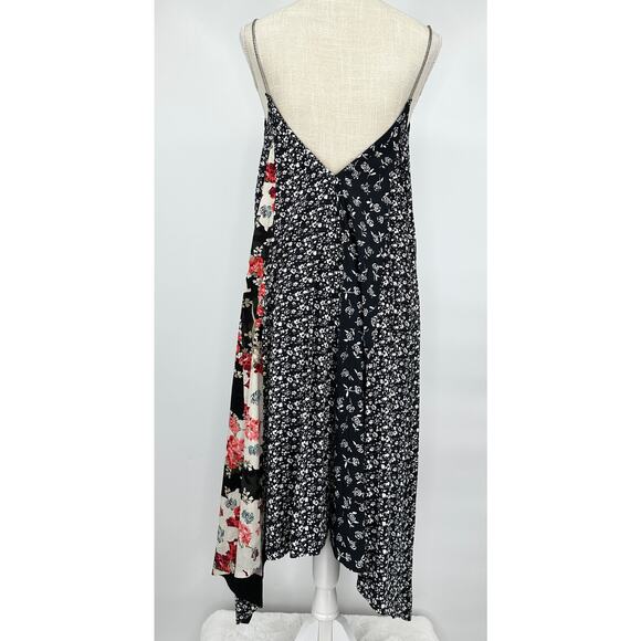 Rag & Bone Londar Midi Dress in‎ Black Floral XS - Picture 7 of 11